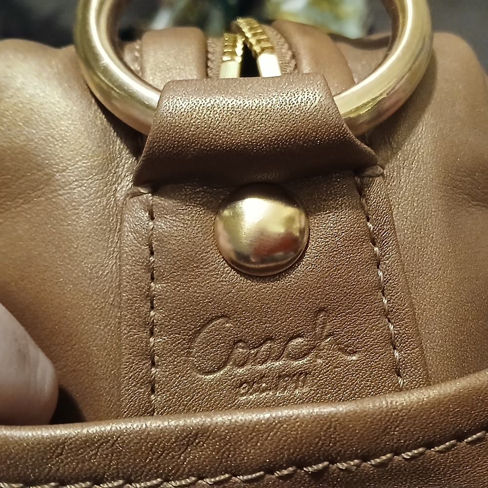 ✨ Coach Parker Leather Shoulder Bag – Cinnamon Shimmer | BNWT + Dust Bag (2009) - Picture 4 of 8
